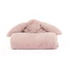 Picture of Bashful Luxe Bunny Rosa Blankie | Bashful by Jellycat