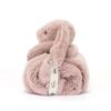 Picture of Bashful Luxe Bunny Rosa Blankie | Bashful by Jellycat