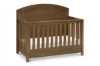 Picture of Hemsted 4-in-1 Convertible Crib in Walnut Driftwood | Monogram by Namesake