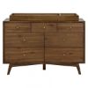 Picture of Universal Wide Removable Changing Tray - Walnut | by Namesake