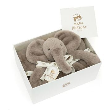 Picture of Smudge Elephant Blankie - Gift Boxed | Beautifully Scrumptious by Jellycat