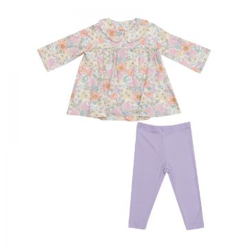 Picture of Angel Dear Dress and Leggings Set - Peonies And Roses