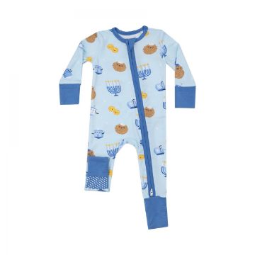 Picture of Angel Dear 2 Way Zipper Romper - Hanukkah