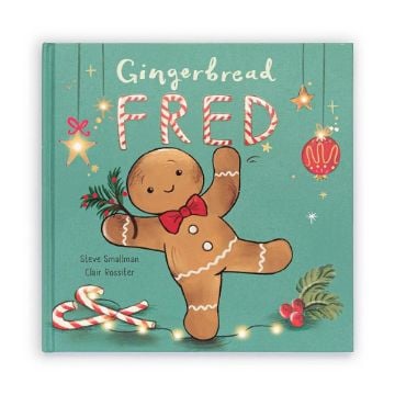 Picture of Gingerbread Fred Book | Jingle by Jellycat