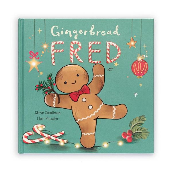 Picture of Gingerbread Fred Book | Jingle by Jellycat