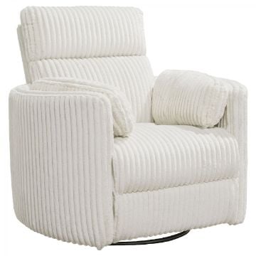 Picture of Raggio Power Swivel Recliner - Mega Ivory | by PL Heritage Furniture 