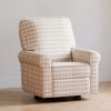 Picture of Monroe Power Recliner and Swivel Glider in Tan Check Fabric with USB port | Monogram by Namesake