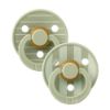 Picture of Studio Colour 2 Pack Pin - Sage Mix -  Round - Size 1 | BIBS