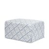 Picture of Sarah Flint x Namesake Crawford Gliding Ottoman -  Blue Lattice Performance Eco-Weave