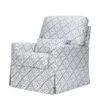 Picture of Sarah Flint x Namesake Crawford Swivel Glider - Blue Lattice Performance Eco-Weave