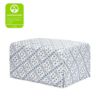 Picture of Sarah Flint x Namesake Crawford Gliding Ottoman -  Blue Lattice Performance Eco-Weave