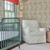 Picture of Sarah Flint x Namesake Crawford Swivel Glider - Green Lattice Performance Eco-Weave