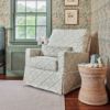 Picture of Sarah Flint x Namesake Crawford Swivel Glider - Green Lattice Performance Eco-Weave