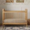 Picture of Liberty 3-in-1 Convertible Spindle Crib with Toddler Bed Conversion Kit - Honey | Namesake Home