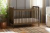 Picture of Liberty 3-in-1 Convertible Spindle Crib with Toddler Bed Conversion Kit - Natural Walnut | Namesake Home