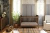 Picture of Liberty 3-in-1 Convertible Spindle Crib with Toddler Bed Conversion Kit - Natural Walnut | Namesake Home