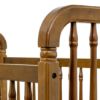 Picture of Liberty 3-in-1 Convertible Spindle Crib with Toddler Bed Conversion Kit - Natural Walnut | Namesake Home