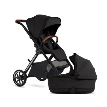 Picture of Reef 2 Stroller + Folding Bassinet Package  - Nocturne (Black) | Silver Cross