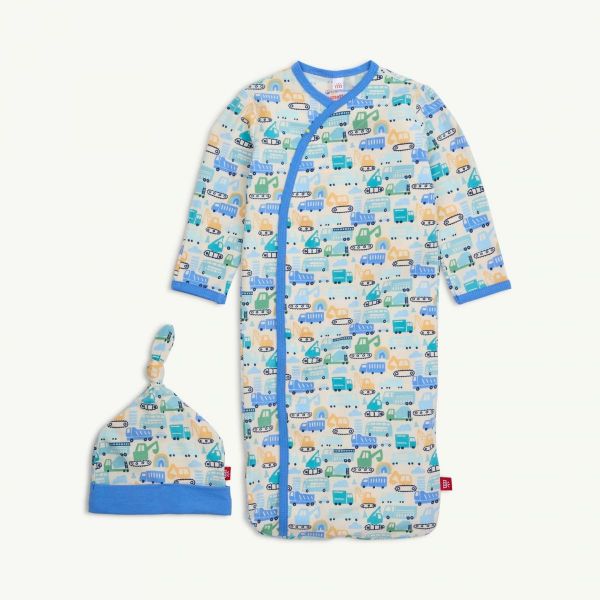 Picture of As Truck Would Have it  Magnetic Modal Gown And Hat Set - Newborn to 3 Months | Magnetic Me