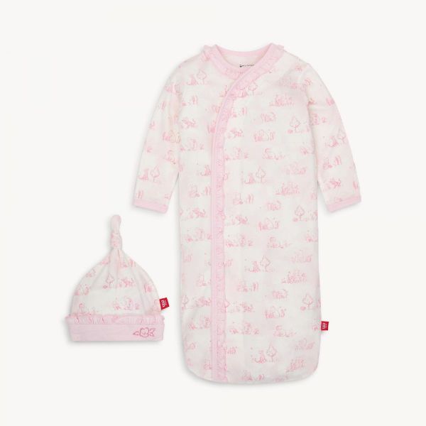 Picture of Sweeter Than Hunny Magnetic Modal Gown & Hat Set (Newborn - 3 months) | Magnetic Me & Disney