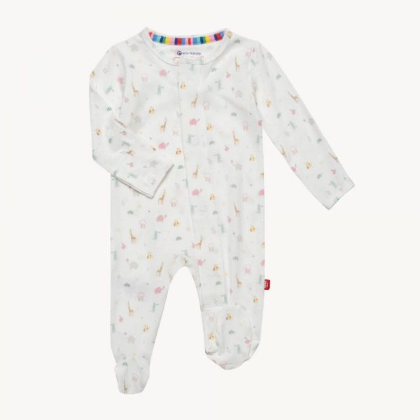 Picture of Magnetic Me Pink Little Bitty Pretty One Modal Magnetic Footie