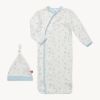 Picture of Blue Little Bitty Pretty One Magnetic Modal Gown & Hat Set (Newborn - 3 months) | Magnetic Me