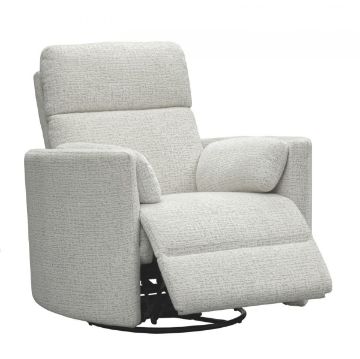 Picture of Raggio Head-tilt Power Swivel Recliner - Richmond Cream (radius+) | by PL Heritage Furniture 