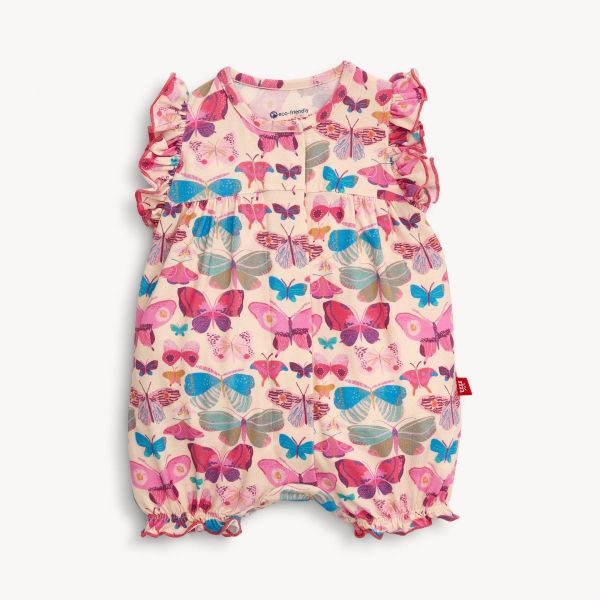 Picture of Magnetic Me All A Flutter Modal Ruffle Sleeve Romper