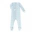 Picture of Heyward House Zipper Footie - Blue Scallop