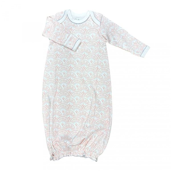 Picture of Heyward House Infant Gown (0-3 Months) - Pink Scallop