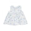 Picture of Angel Dear Baby Veronical Floral Jill Peter Pan Button Front Dress with Ric Rac Trim