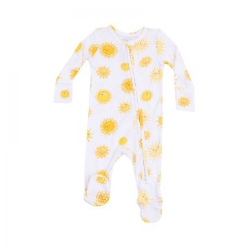 Picture of Angel Dear Happy Suns Ribbed 2 Way Zipper Footie