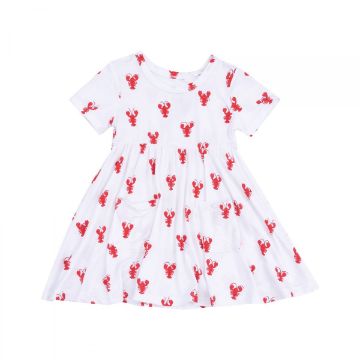 Picture of Angel Dear Lobster Bamboo short sleeve Twirly Dress