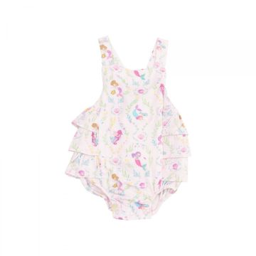 Picture of Angel Dear Mermaids Bamboo Ruffle Sunsuit