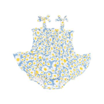 Picture of Angel Dear Shasta Daisy Tie top Smocked Bubble with Skirt
