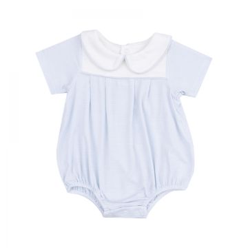Picture of Angel Dear Stripe Classic Blue Box Pleat Bubble