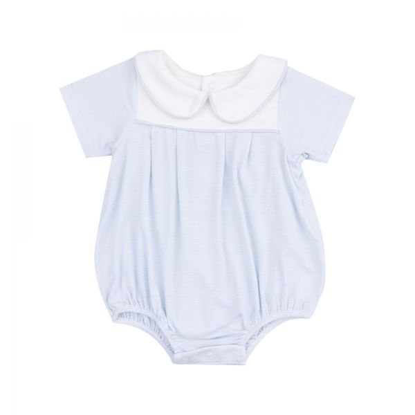 Picture of Angel Dear Stripe Classic Blue Box Pleat Bubble