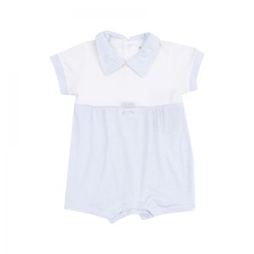 Picture of Angel Dear Stripe Classic Blue Tiny Bunny Romper