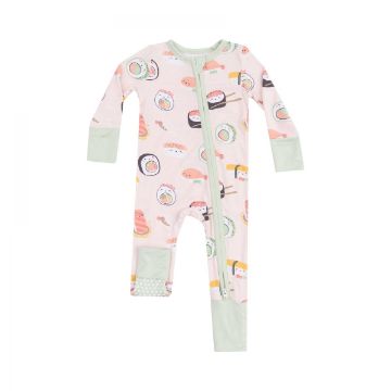 Picture of Angel Dear Sushi Pink 2 Way Zipper Romper