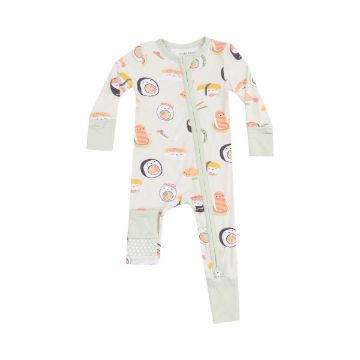 Picture of Angel Dear Sushi Green 2 Way Zipper Romper