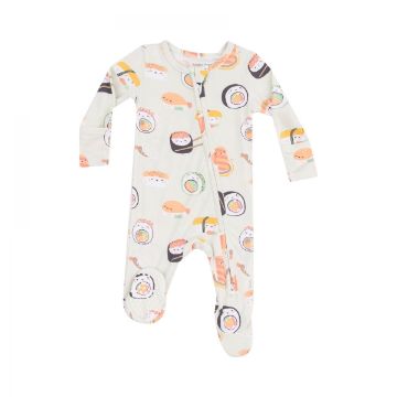 Picture of Angel Dear Sushi Green 2 Way Zipper Footie