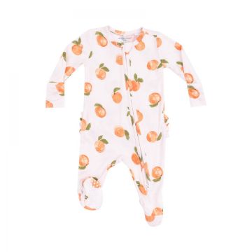 Picture of Angel Dear Watercolor Peaches 2 Way Zipper Footie