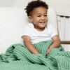 Picture of Waffle Baby Blanket Sea Foam | Bella Tunno