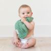 Picture of Reversible Bib + Burp Set Sea Foam | Bella Tunno