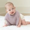 Picture of Reversible Bib + Burp Set Orchid | Bella Tunno
