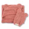 Picture of Hooded Towel + Wash Mitt Set Watermelon | Bella Tunno