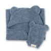 Picture of Hooded Towel + Wash Mitt Set Rain | Bella Tunno