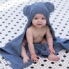 Picture of Hooded Towel + Wash Mitt Set Rain | Bella Tunno