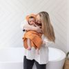 Picture of Hooded Towel + Wash Mitt Set Pumpkin | Bella Tunno