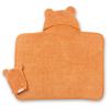 Picture of Hooded Towel + Wash Mitt Set Pumpkin | Bella Tunno